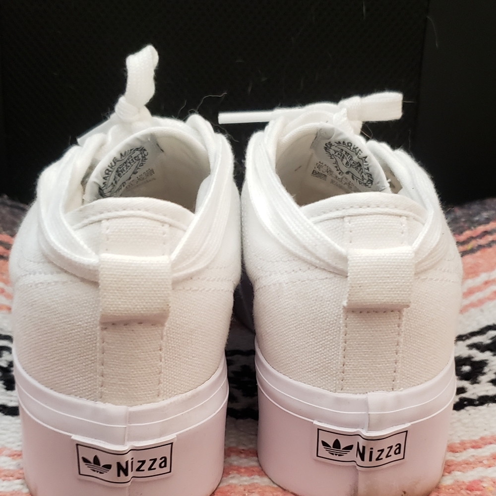 *NEW* Adidas white plataform shoes - Picture 7 of 7